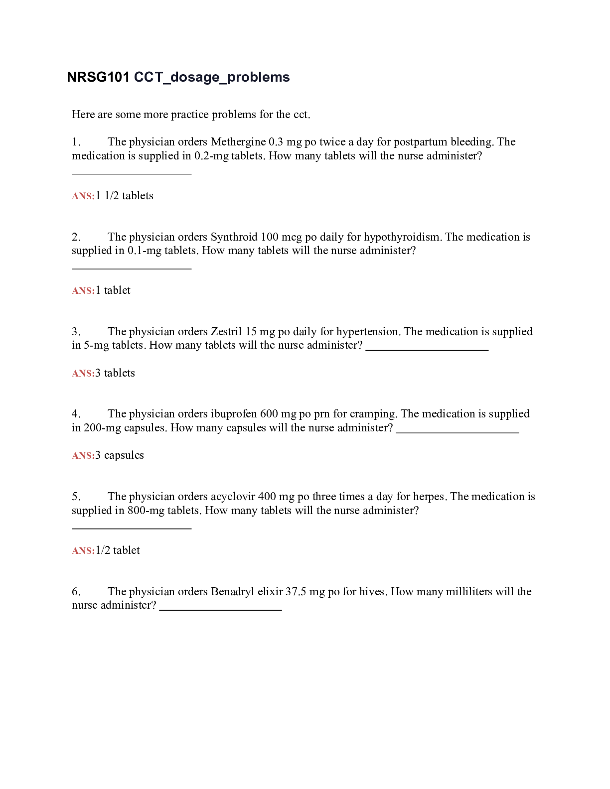 Preview image of NRSG101 CCT_dosage_problems document